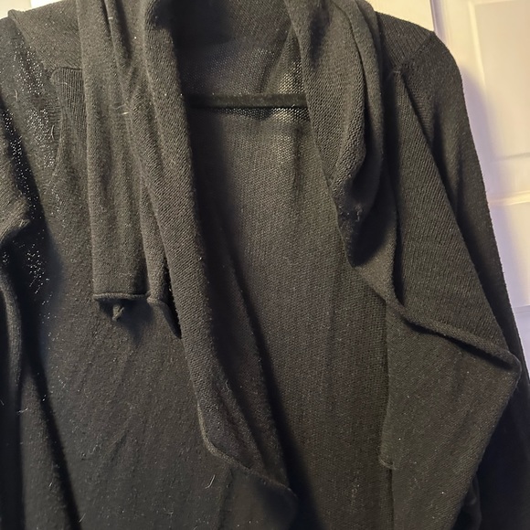 Shawl neck open cardigan duster - Picture 3 of 8